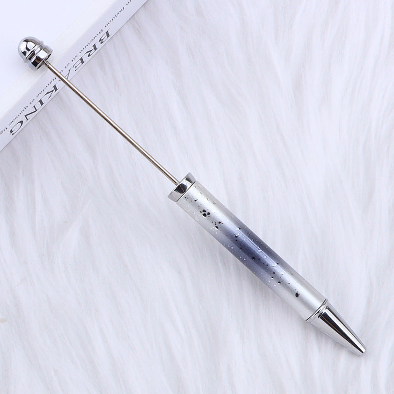 Wholesale Beadable Pensdiy UV Electroplating Starry Sky Sequins Gradient Beaded Ballpoint Pen